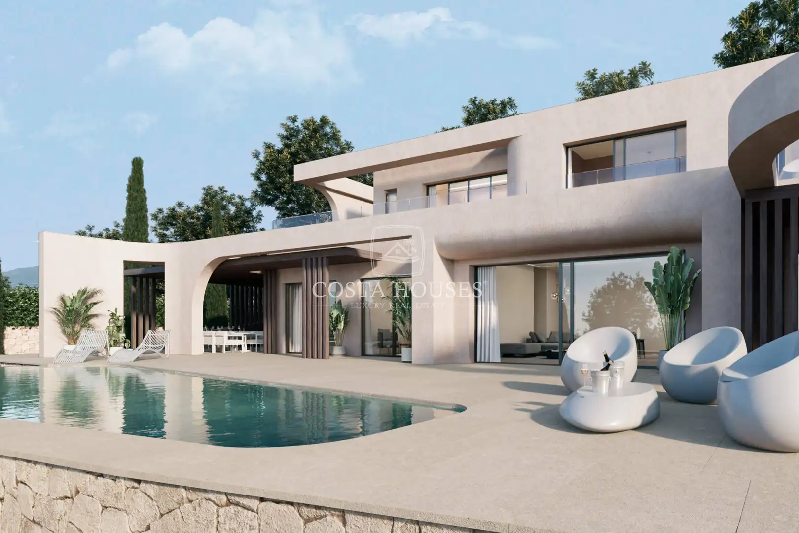 Vista exterior de Casa o chalet en venta en Jávea / Xàbia con Aire acondicionado, Calefacción y Jardín privado