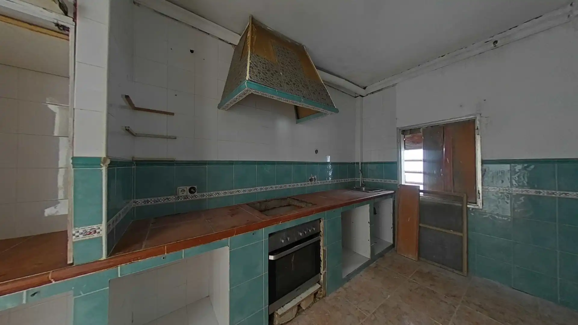 Cocina de Casa adosada en venta en Villanueva del Río y Minas con Jardín privado y Terraza