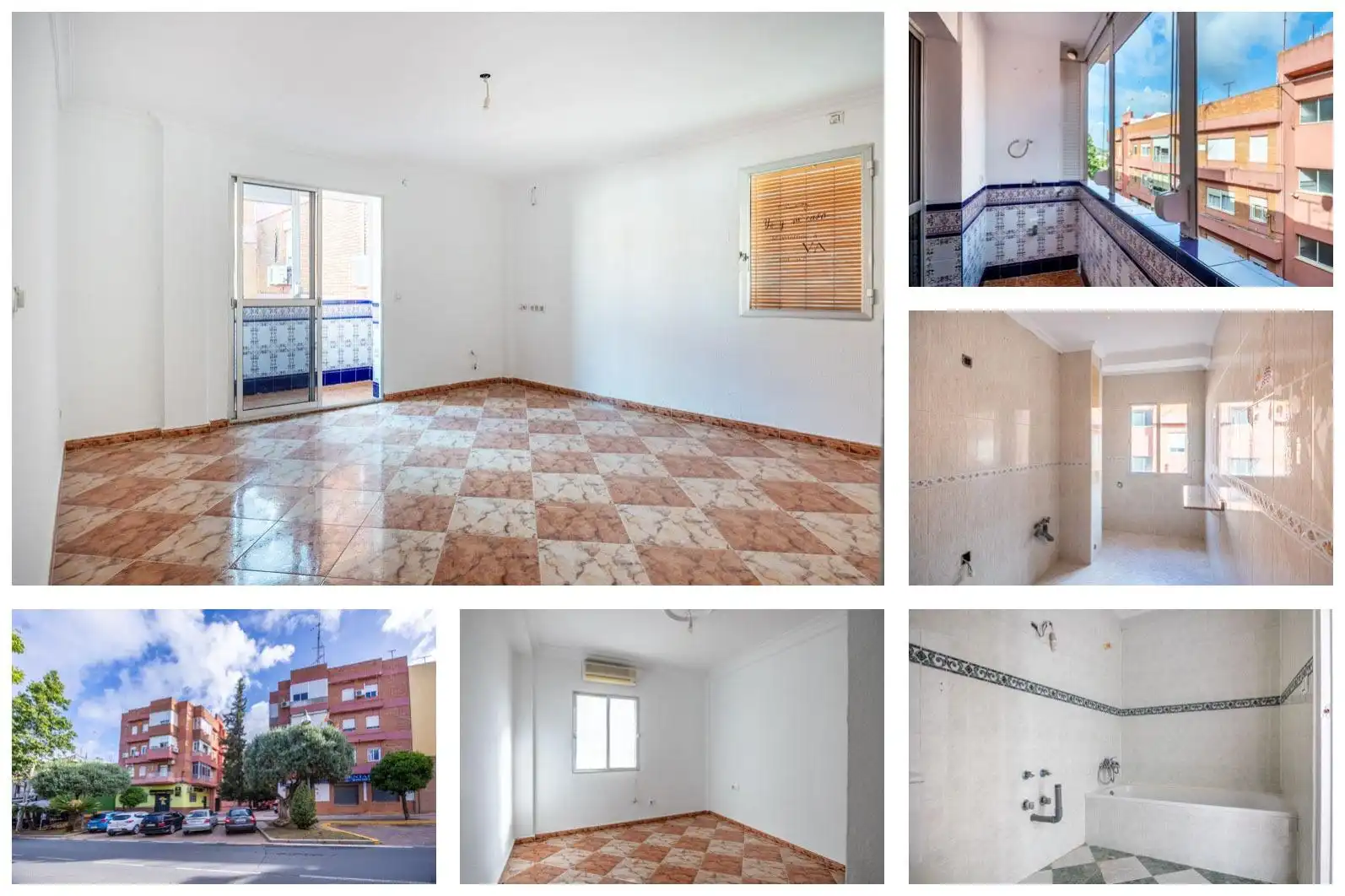 Vista exterior de Piso en venta en Alcalá de Guadaira con Balcón
