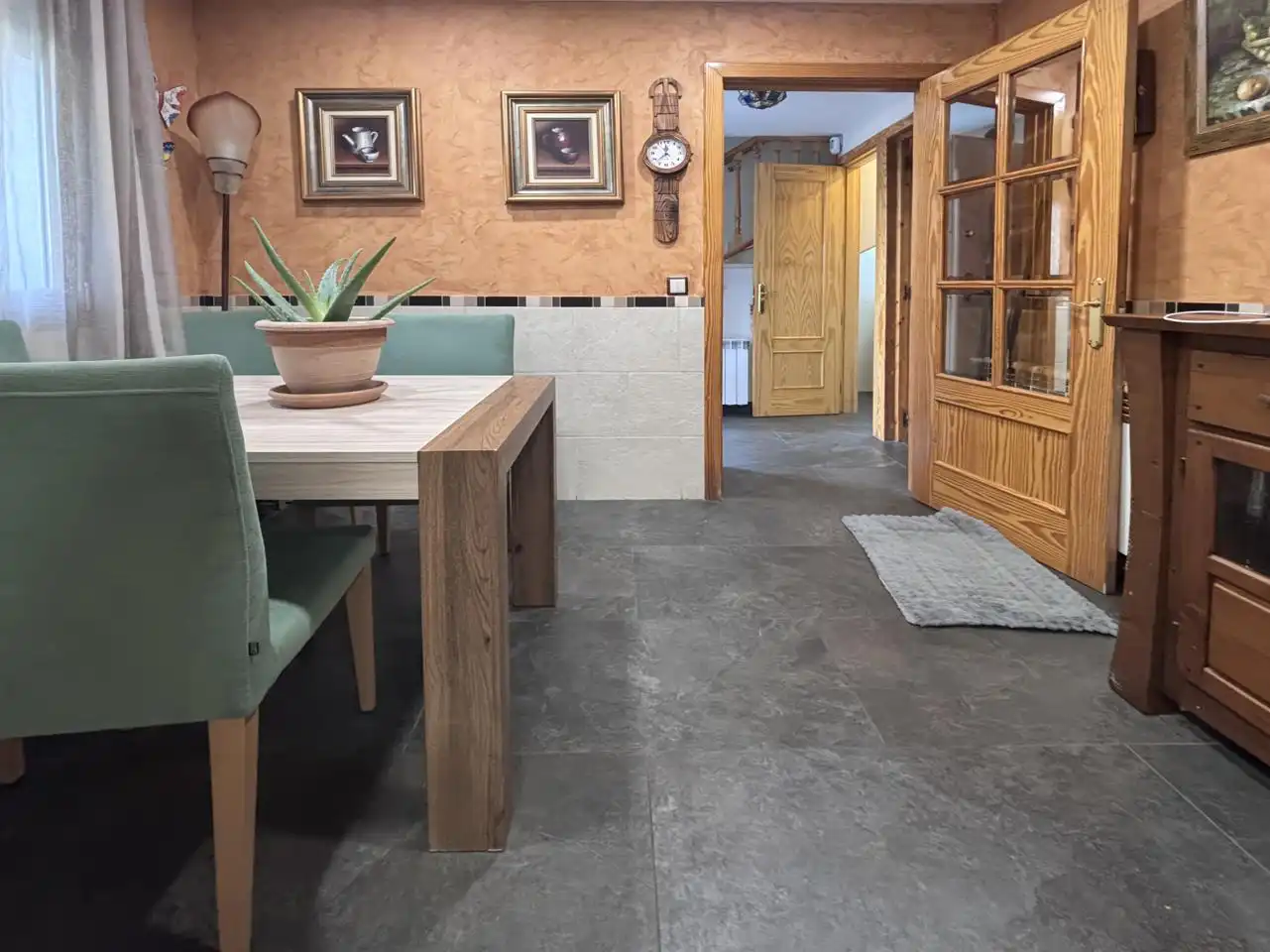 Menjador de Casa adosada en venda en Moralzarzal amb Aire condicionat, Calefacció i Jardí privat