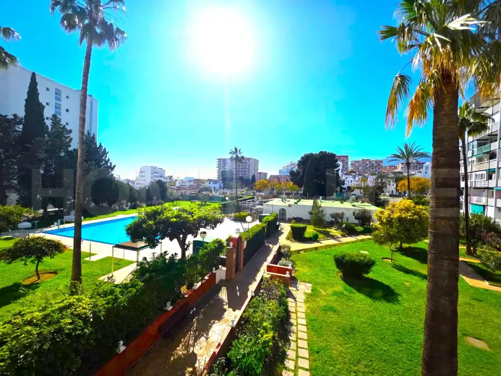 Jardín de Apartamento en venta en Benalmádena con Jardín privado, Terraza y Piscina