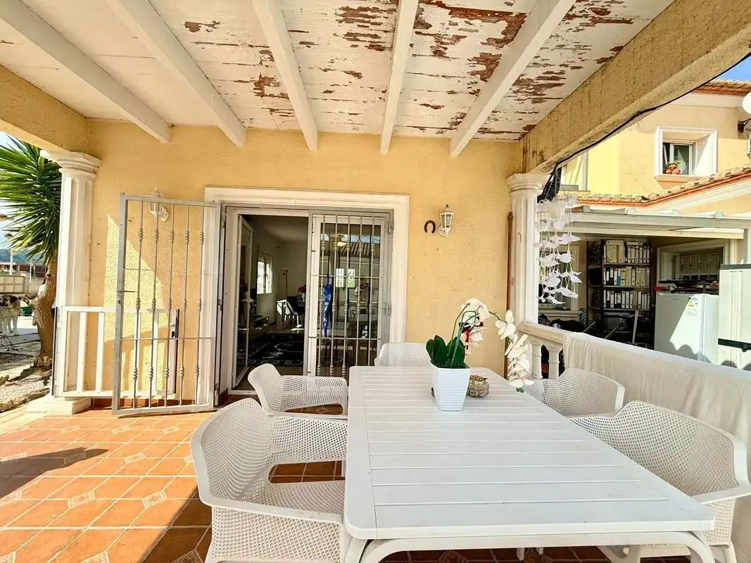 Terrassa de Casa o xalet en venda en Els Poblets amb Aire condicionat, Calefacció i Jardí privat