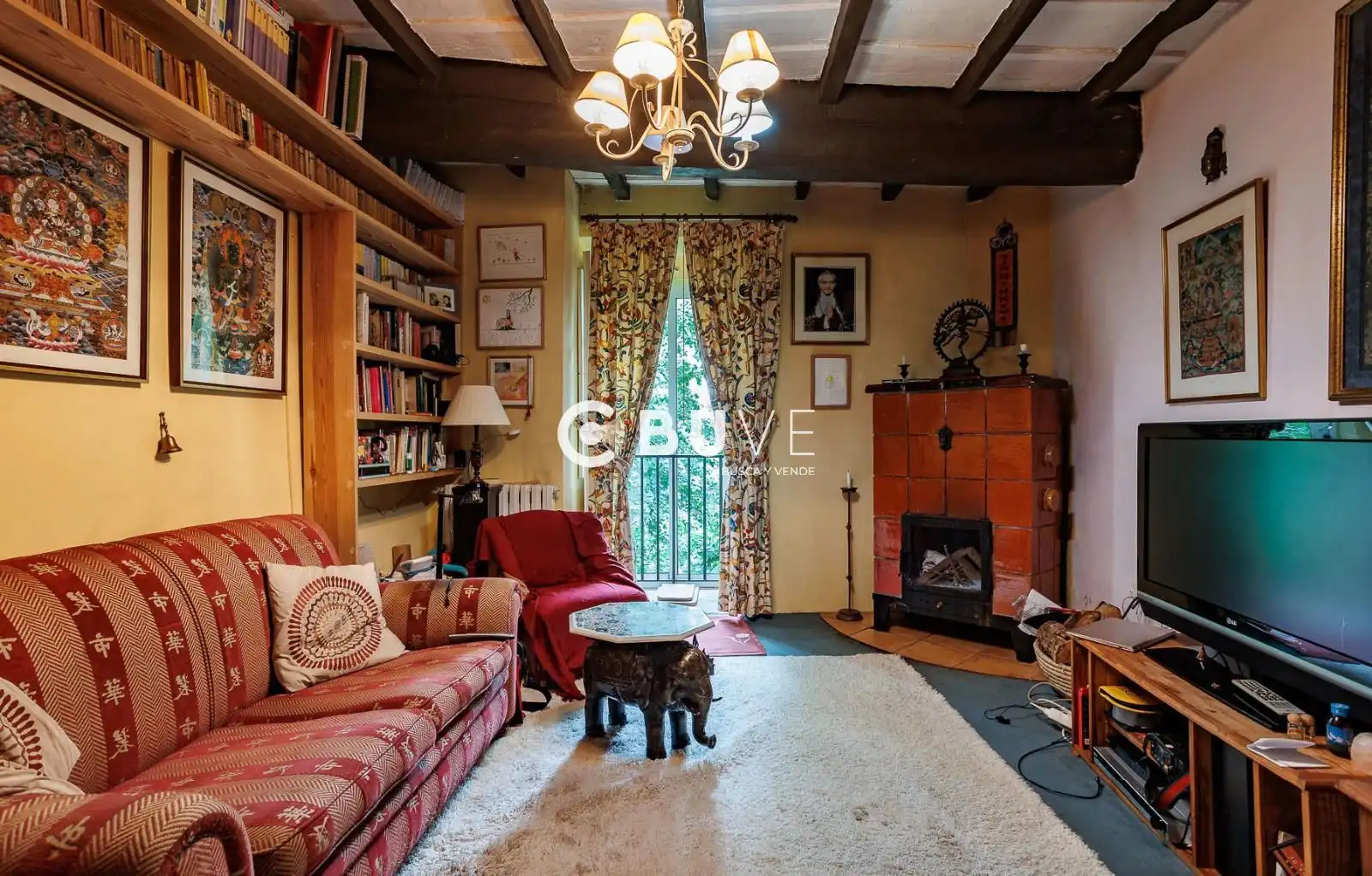 Sala d'estar de Casa o xalet en venda en Pantón amb Aire condicionat, Calefacció i Terrassa