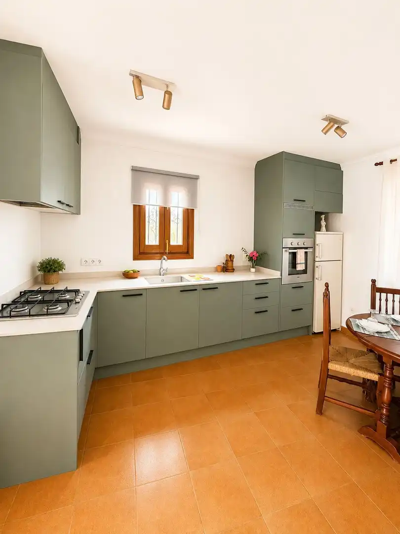 Cocina de Finca rústica en venta en Binissalem con Aire acondicionado, Calefacción y Jardín privado