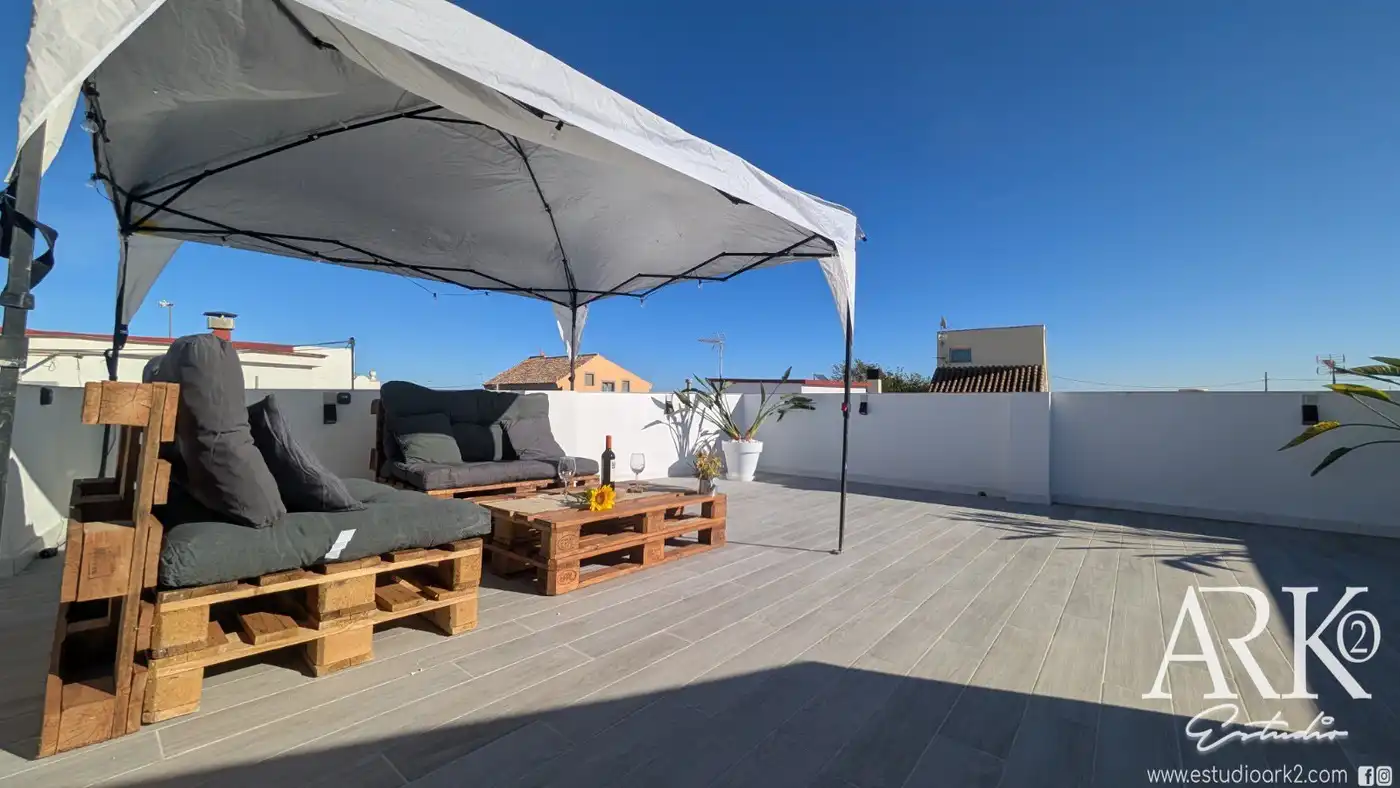 Terraza de Casa o chalet en venta en Gandia con Terraza, Amueblado y Horno