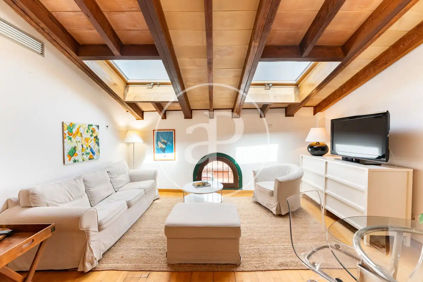 Sala d'estar de Pis en venda en  Palma de Mallorca amb Aire condicionat, Calefacció i Moblat