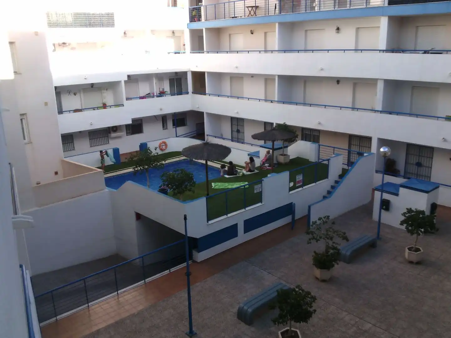 Schwimmbecken von Wohnung zum Verkauf in Garrucha mit Klimaanlage, Terrasse und Schwimmbad