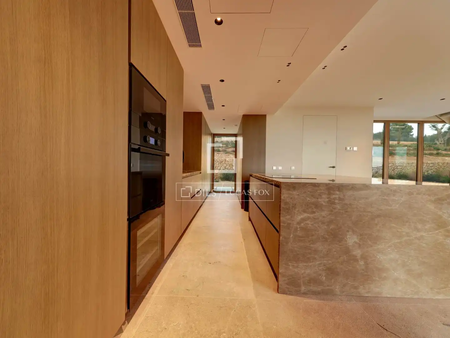 Küche von Country house zum Verkauf in  Palma de Mallorca mit Klimaanlage, Heizung und Privatgarten