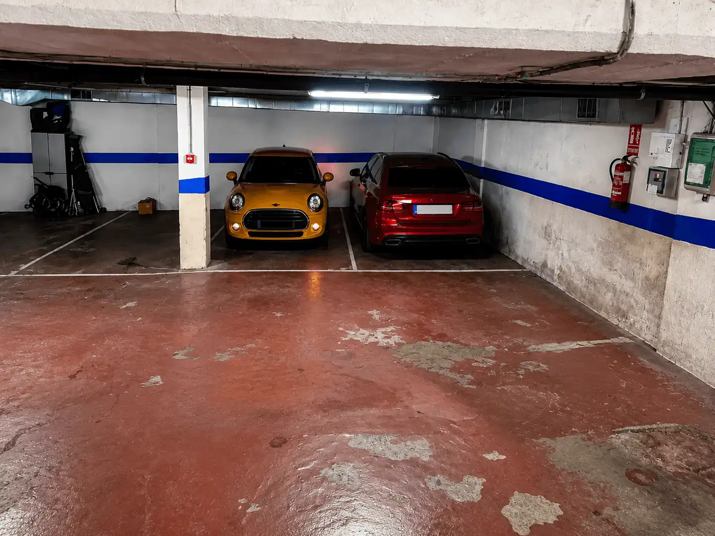 Parking of Flat for rent in Torrelavega   with Heating, Terrace and Storage room