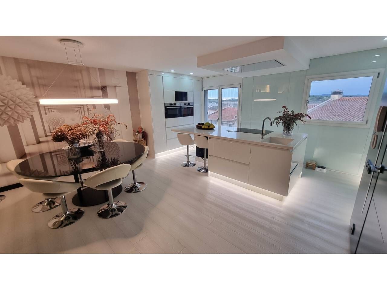 Kitchen of Single-family semi-detached for sale in La Roca del Vallès  with Air Conditioner, Heating and Terrace