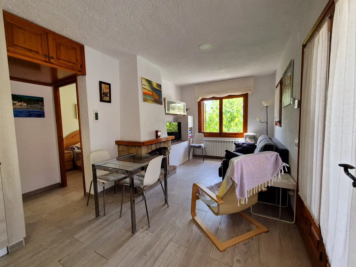 Sala d'estar de Casa adosada en venda en Calonge i Sant Antoni amb Calefacció, Terrassa i Piscina