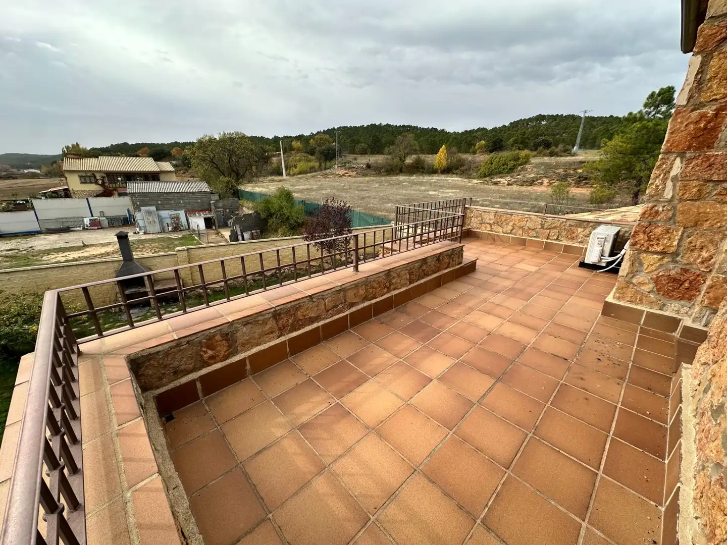 Terraza de Casa o chalet en venta en Villalba de la Sierra con Aire acondicionado, Calefacción y Terraza