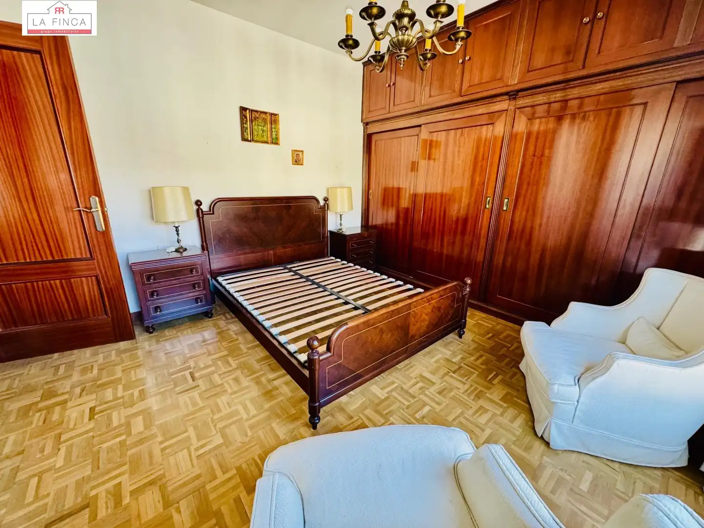 Bedroom of Flat for sale in Málaga  with Air Conditioner and Parquet flooring