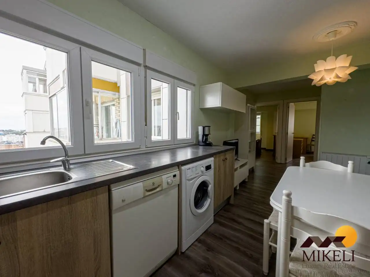 Küche von Wohnung zur Miete in Santander mit Heizung, Terrasse und Möbliert