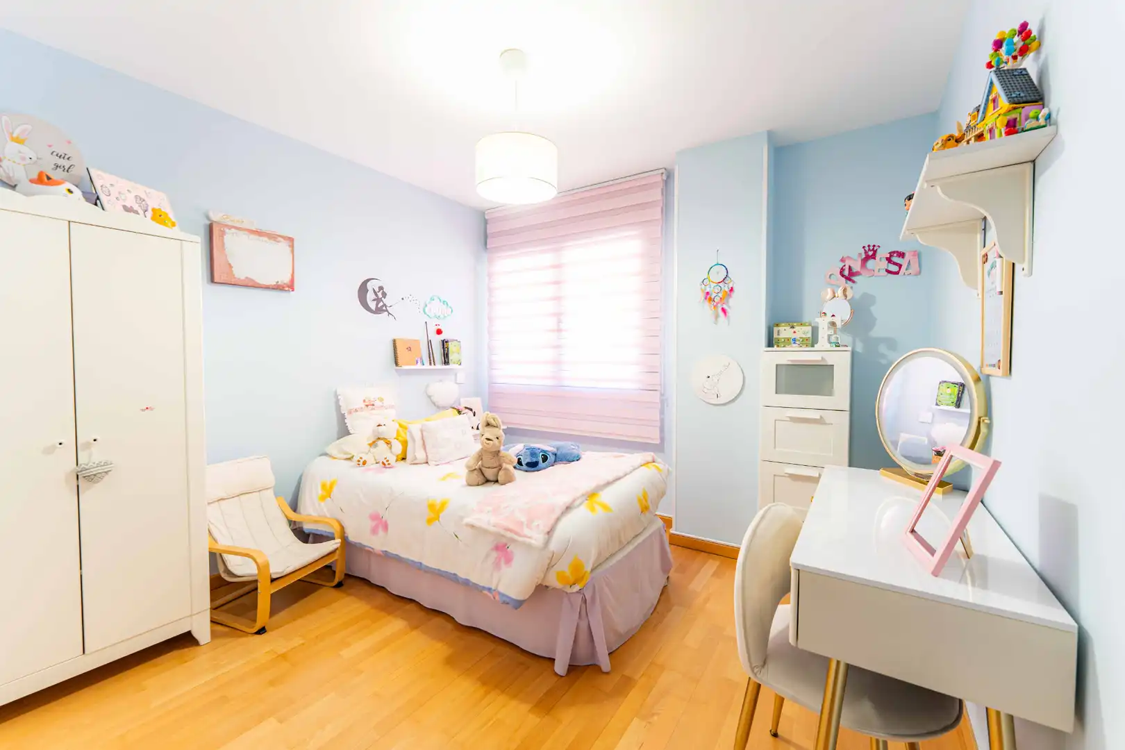 Schlafzimmer von Dachboden zum Verkauf in Arroyomolinos (Madrid) mit Heizung, Parkett und Terrasse