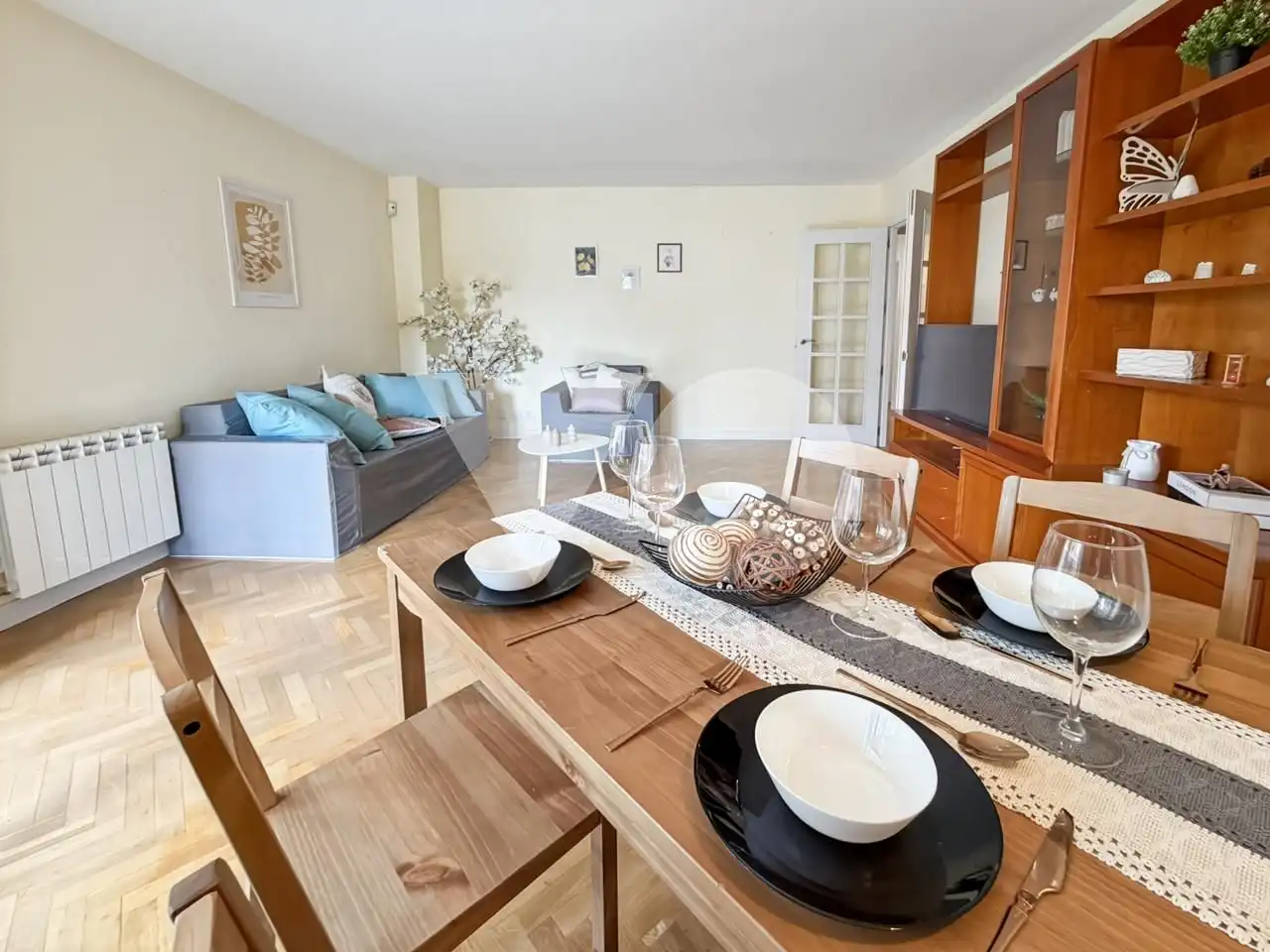 Comedor de Piso en venta en Madrid con Calefacción, Parquet y Terraza