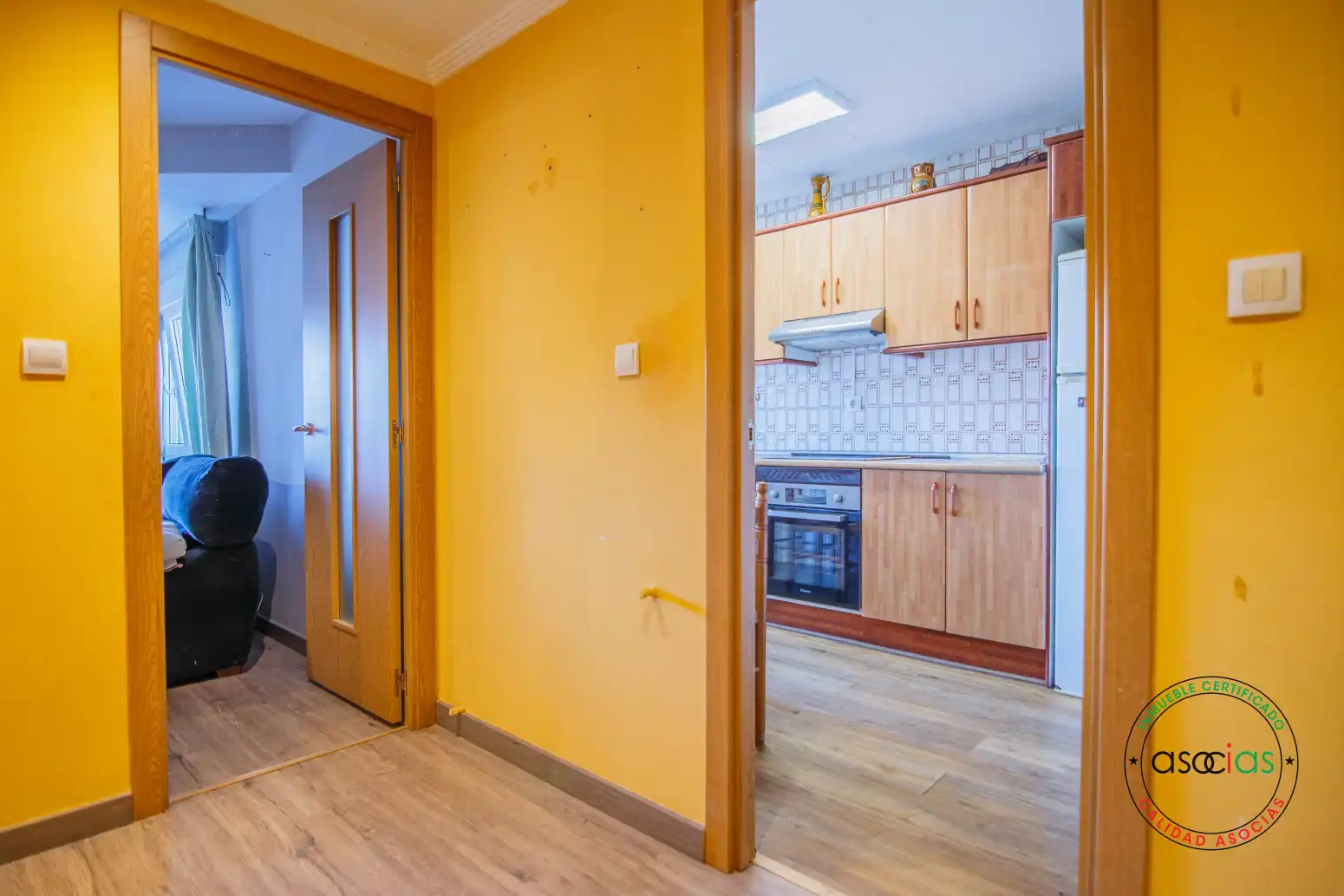 Kitchen of Flat for sale in Gijón   with Furnished