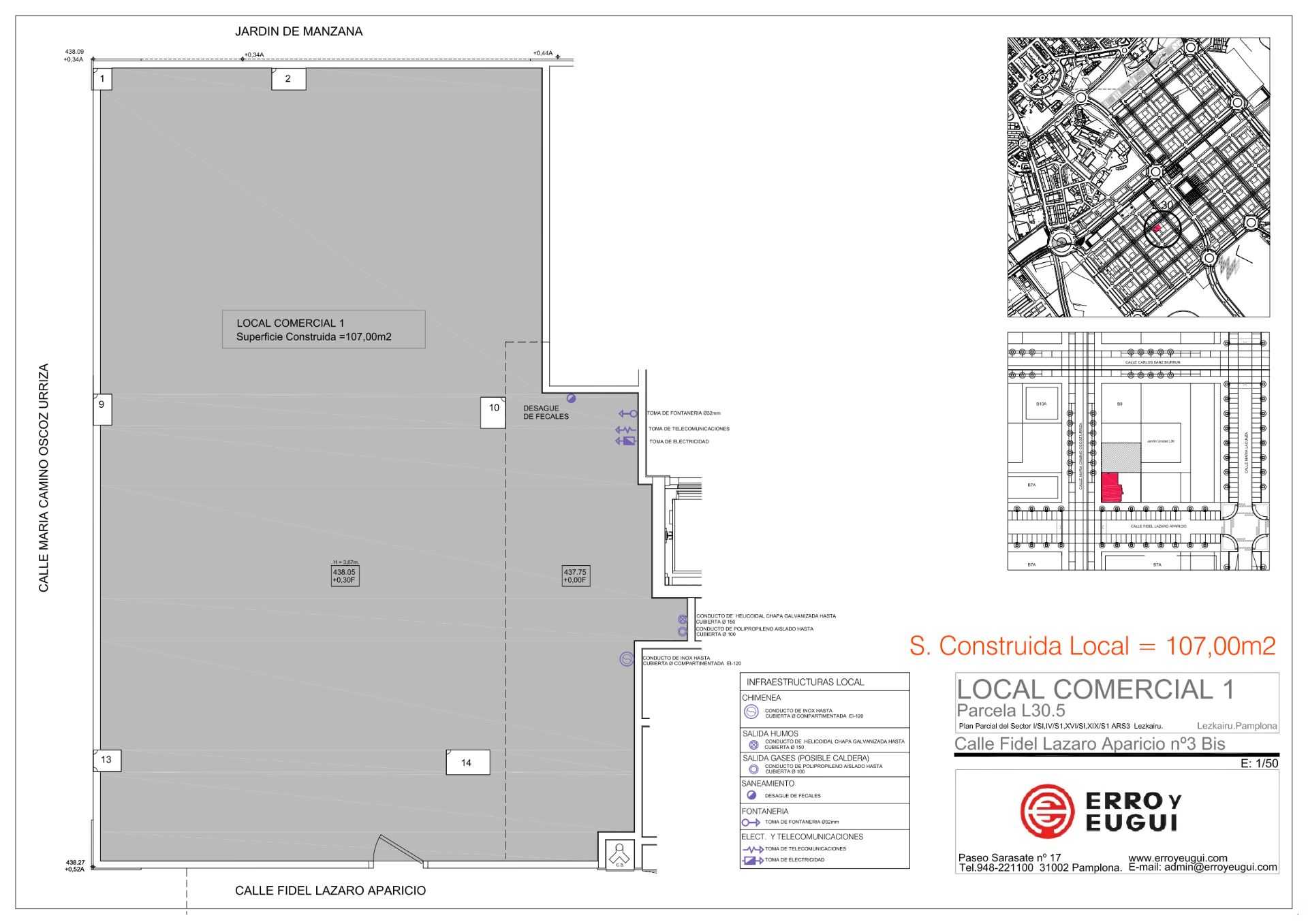 Local de lloguer en  Pamplona / Iruña