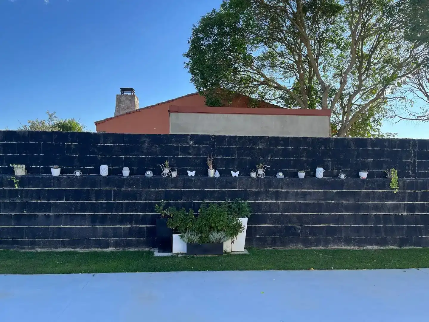 Terraza de Casa o chalet de alquiler en Calvarrasa de Abajo con Jardín privado, Piscina y Amueblado