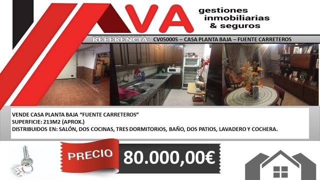 Casa-chalet en Venta en Calle Real en Fuente Carreteros