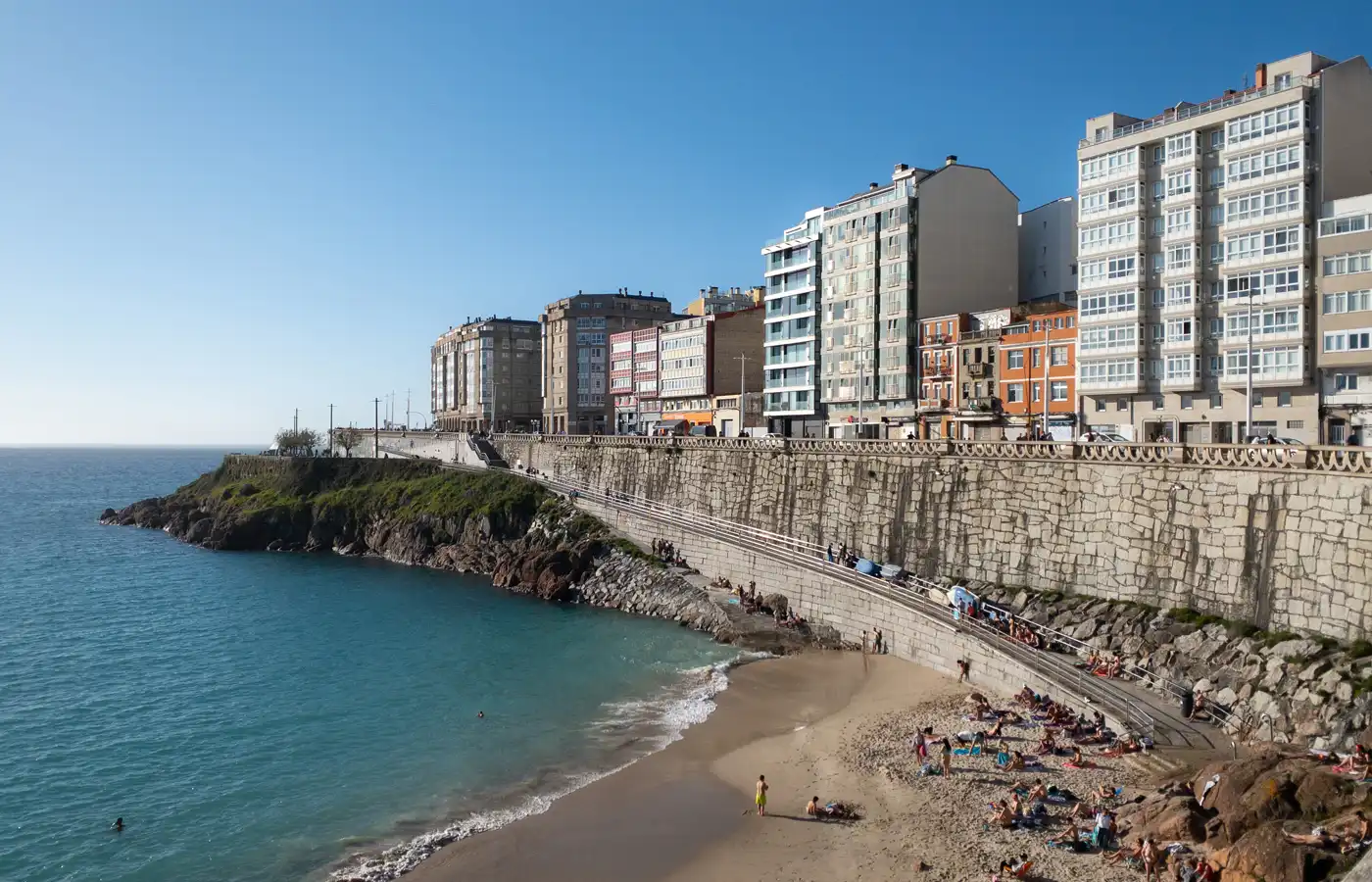 Außenansicht von Wohnung zum Verkauf in A Coruña Capital  mit Heizung