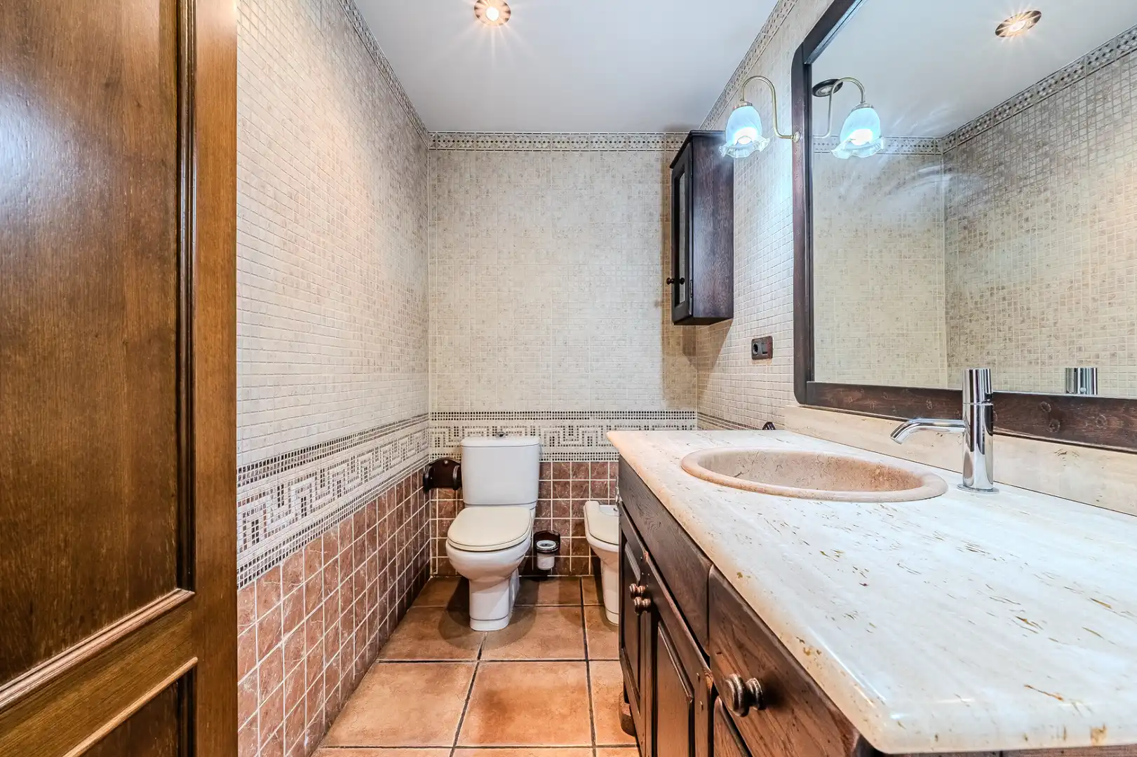 Bathroom of Flat for sale in Burriana / Borriana  with Air Conditioner, Heating and Terrace