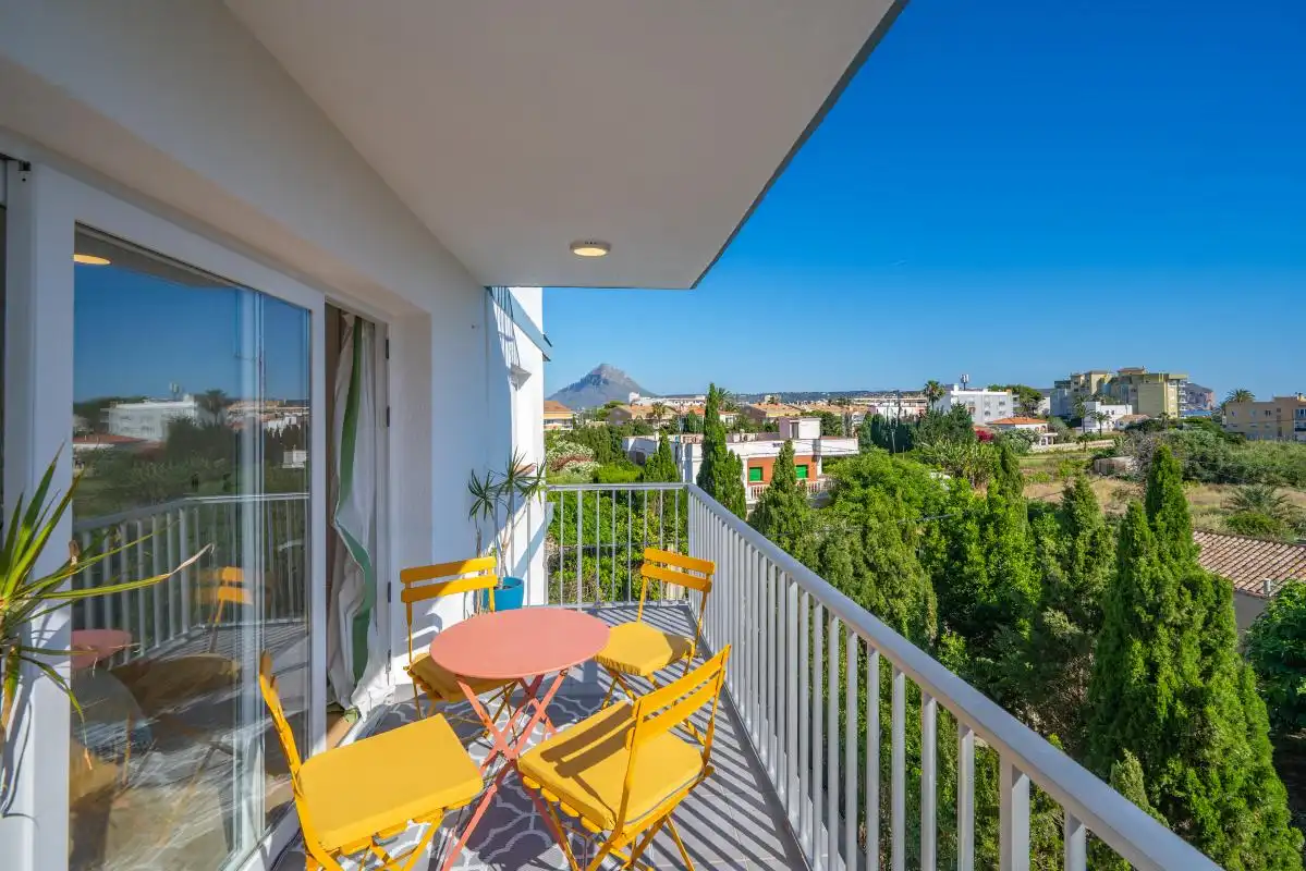 Balcony of Flat for sale in Jávea / Xàbia  with Air Conditioner, Heating and Storage room
