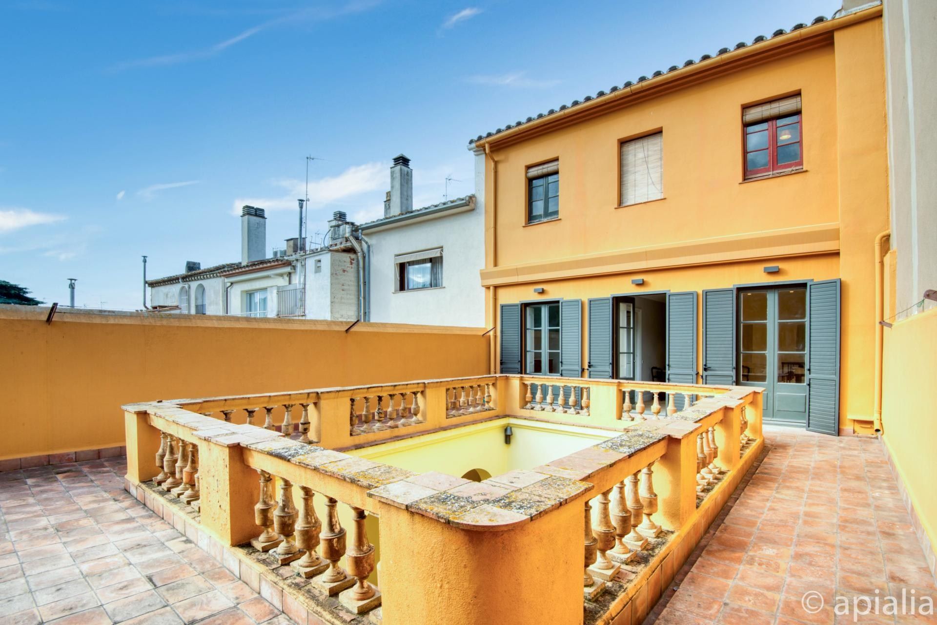 Exterior view of Country house for sale in Girona Capital  with Heating, Terrace and Storage room