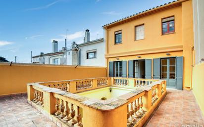 Exterior view of Country house for sale in Girona Capital  with Heating, Terrace and Storage room