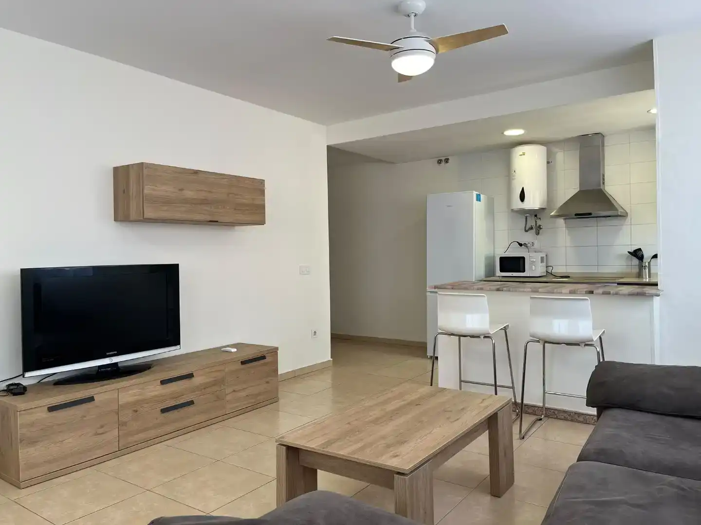 Wohnzimmer von Wohnung zur Miete in Segorbe mit Möbliert, Ofen und Waschmaschine