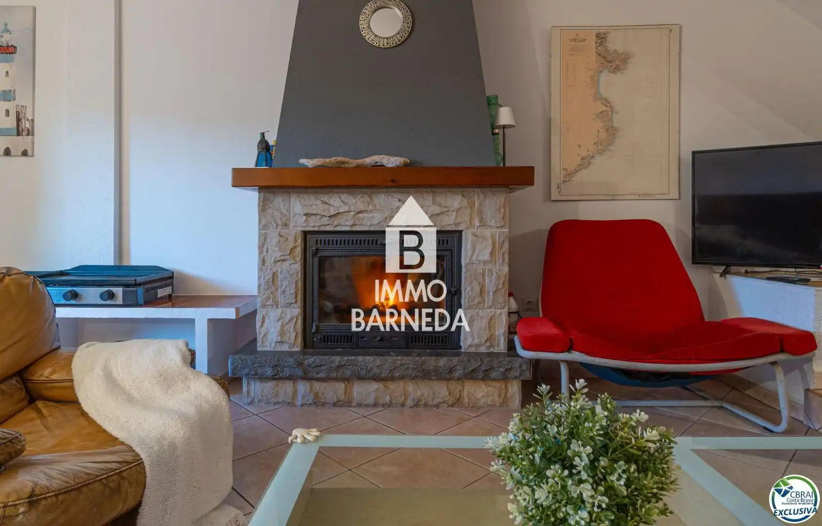 Garden of Houses for sale in Empuriabrava  with Air Conditioner, Heating and Terrace