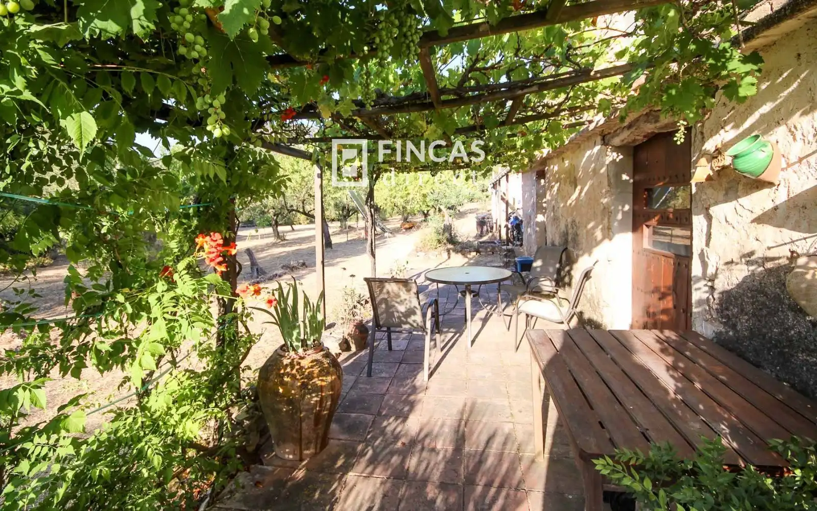Terraza de Finca rústica en venta en Benifallet con Calefacción, Trastero y Amueblado