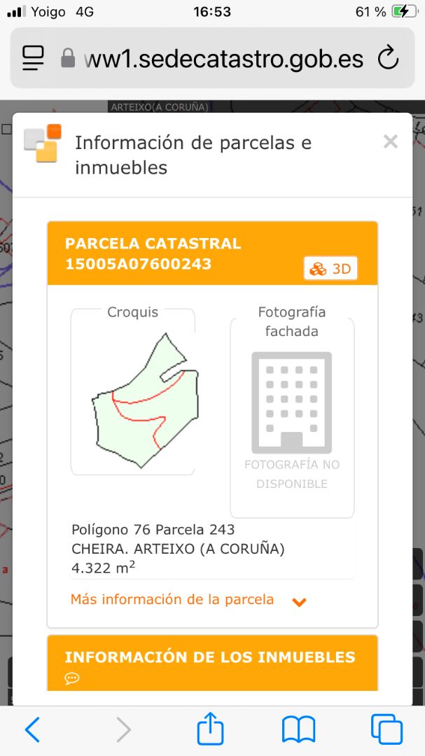 Terreno en venta en Arteixo