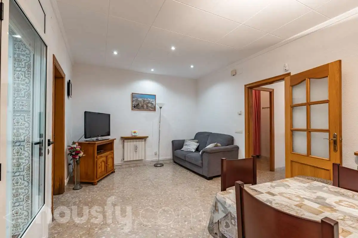 Sala de estar de Casa o chalet en venta en Sabadell con Calefacción, Terraza y Trastero