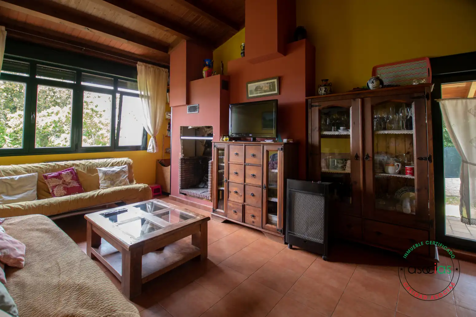 Sala de estar de Casa o chalet en venta en Colunga con Calefacción, Jardín privado y Terraza