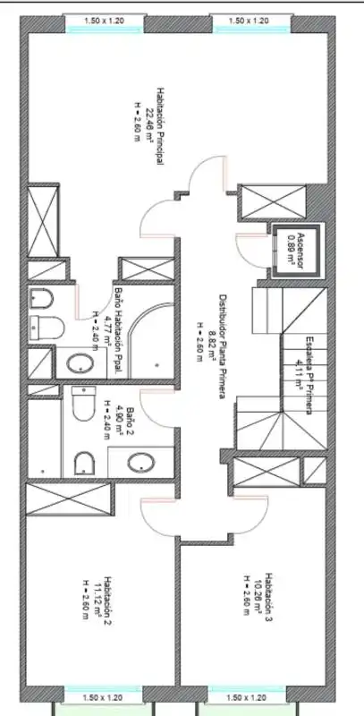 Maison mitoyenne avec terrasse à vendre à Calle de la Bahía de Santander, imagen 62