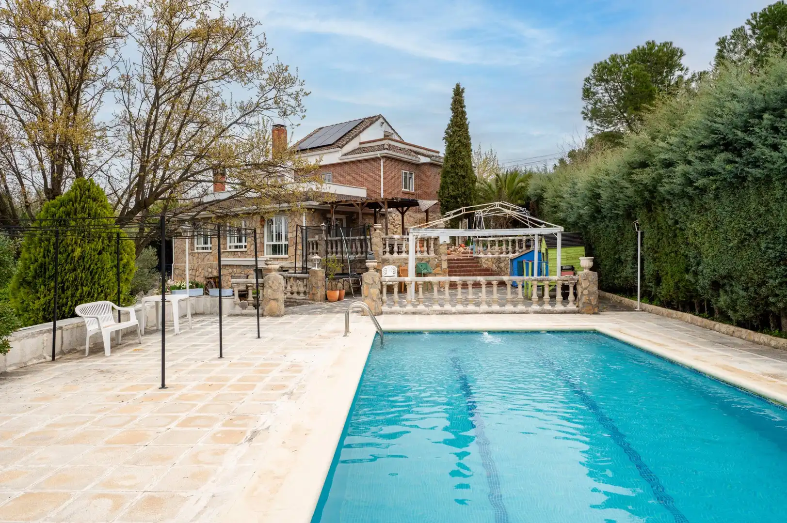 Swimming pool of Houses for sale in Uceda  with Heating, Private garden and Terrace