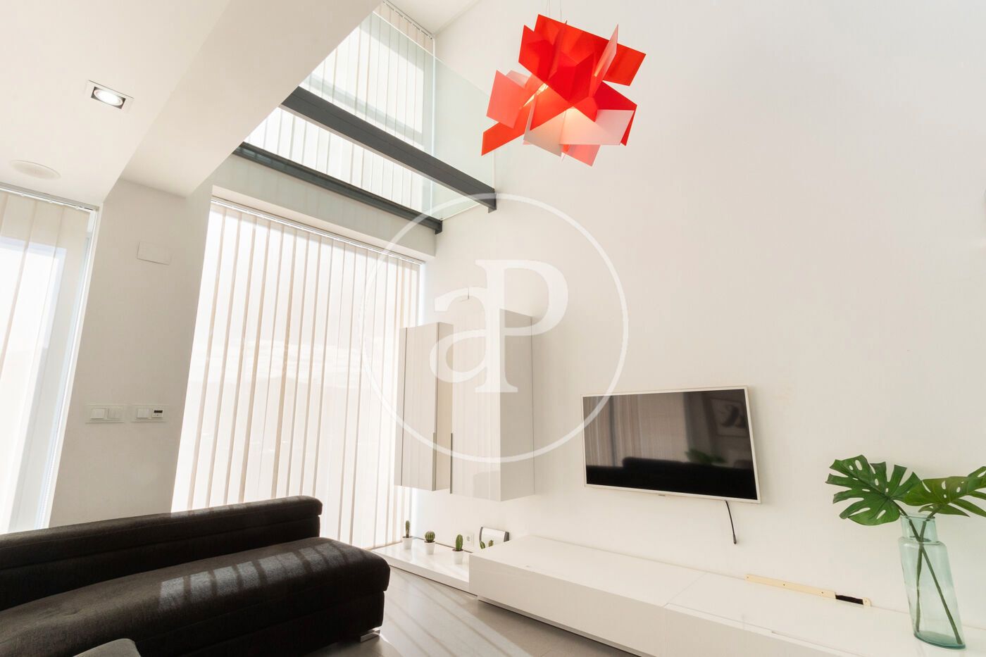 Sala d'estar de Casa adosada en venda en Bellreguard amb Aire condicionat, Calefacció i Terrassa