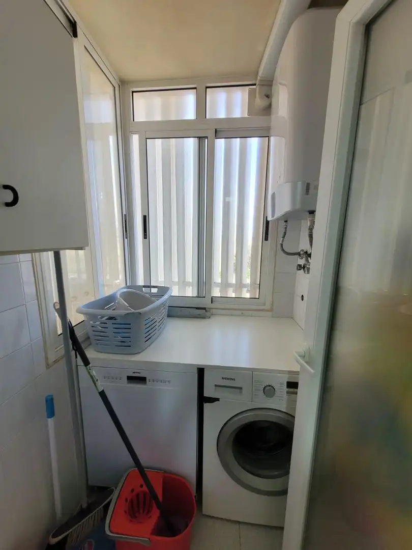 Terraza de Apartamento en venta en Alicante / Alacant con Jardín privado, Terraza y Amueblado