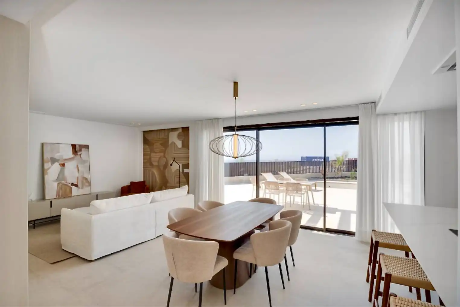 Comedor de Casa o chalet en venta en Mutxamel con Aire acondicionado, Jardín privado y Terraza