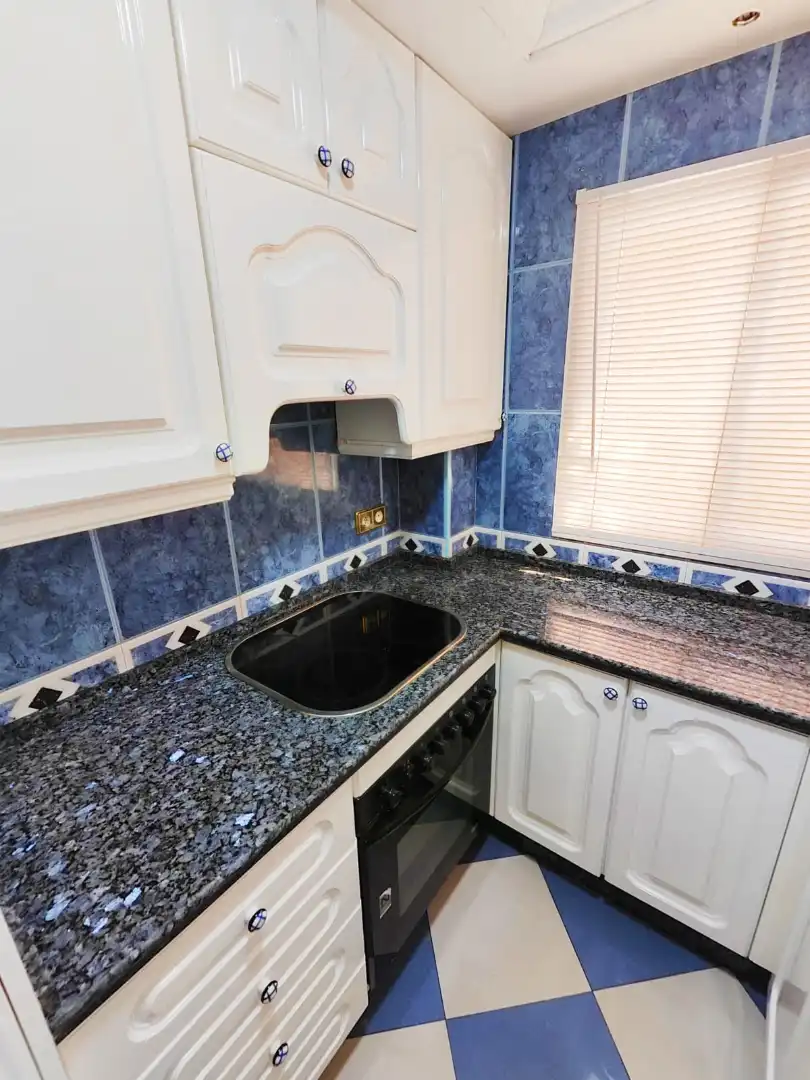Kitchen of Flat for rent in Sevilla  with Air Conditioner, Terrace and Furnished