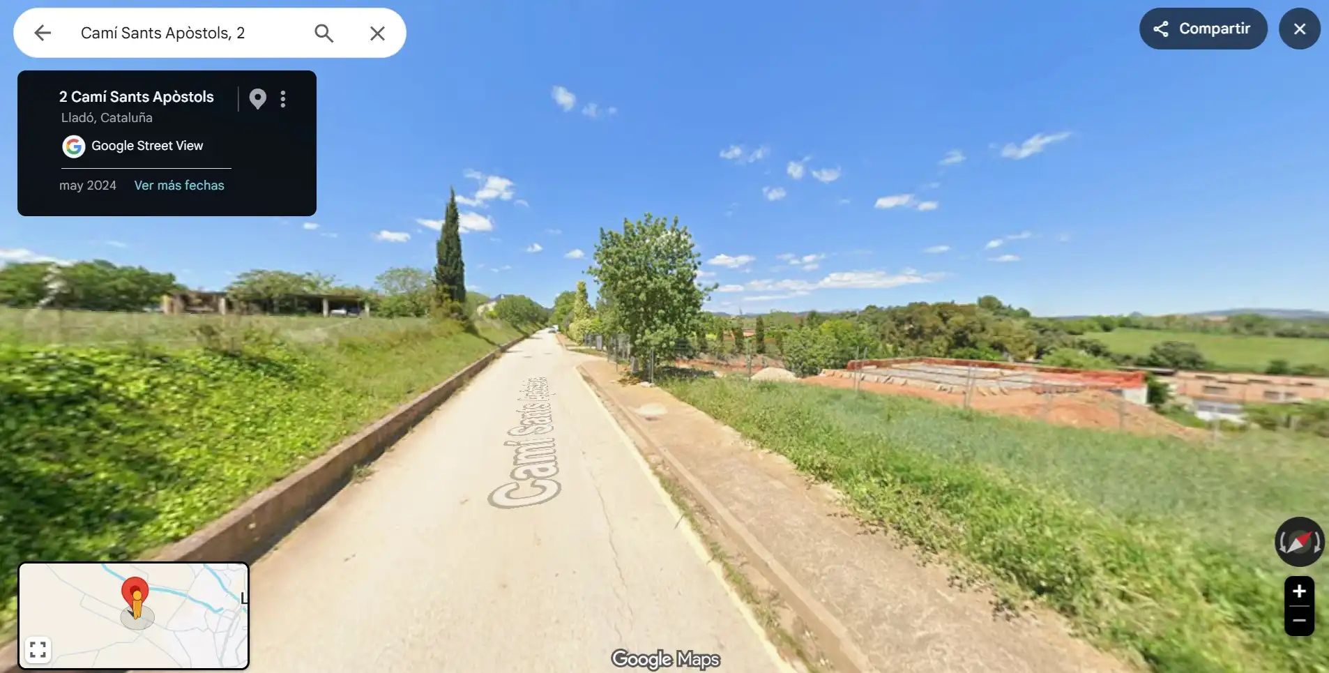 Exterior view of Residential for sale in Lladó, Girona
