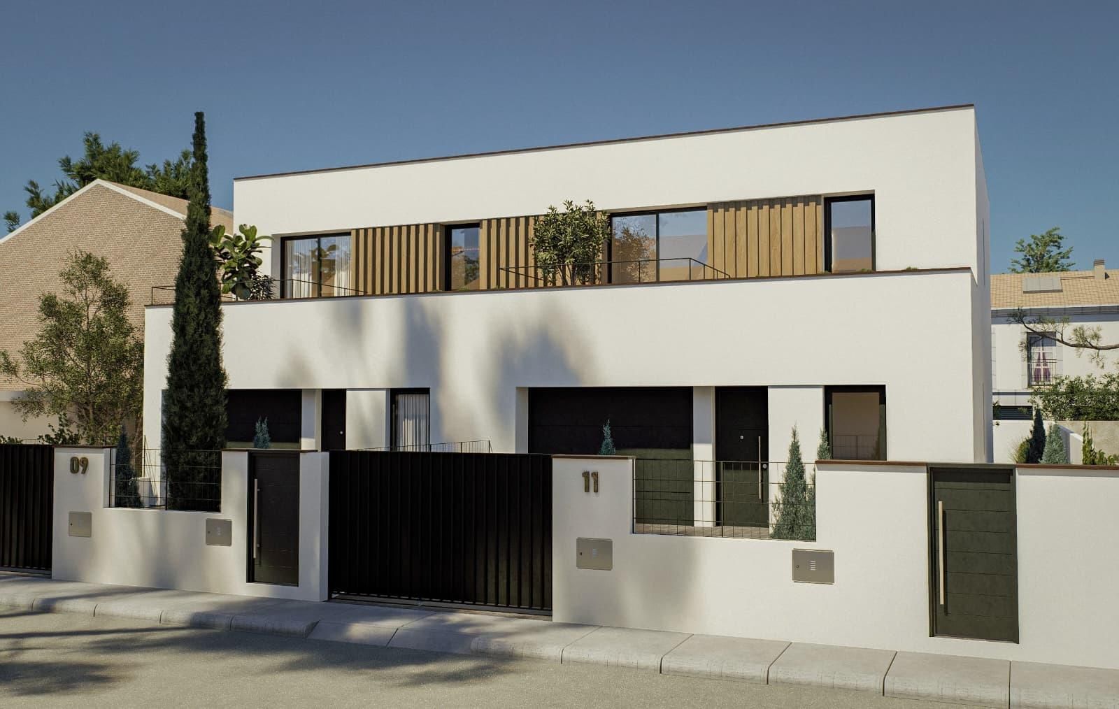 Vista exterior de Casa adosada en venta en Cunit con Aire acondicionado, Calefacción y Jardín privado