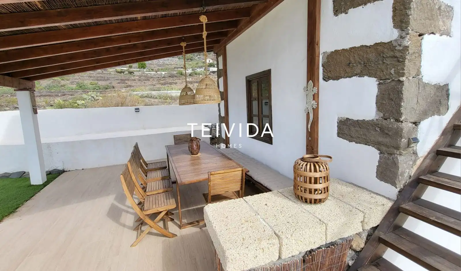 Terrassa de Casa o xalet en venda en Guía de Isora amb Piscina