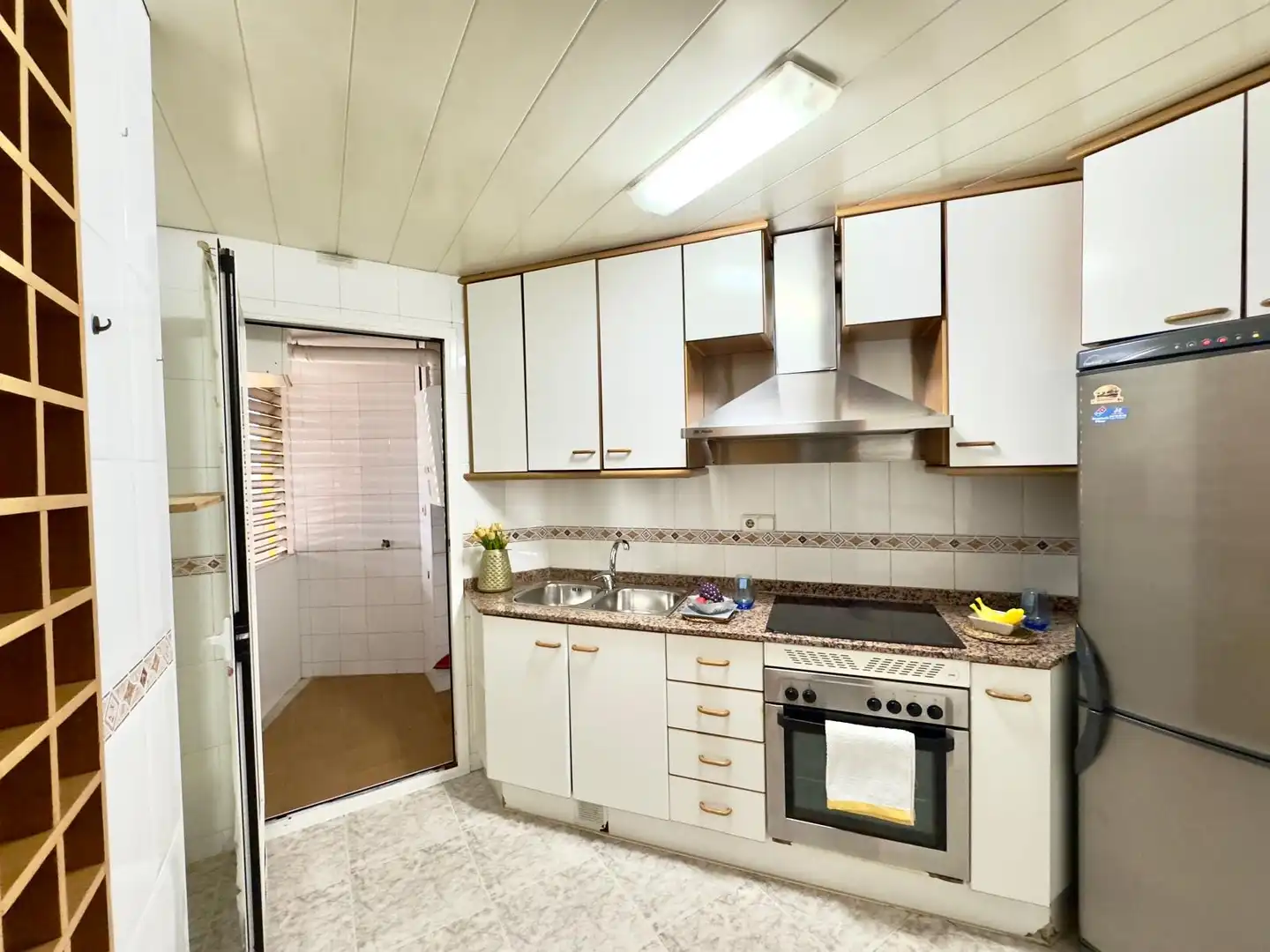 Küche von Maisonette zum Verkauf in Rubí mit Klimaanlage, Heizung und Parkett