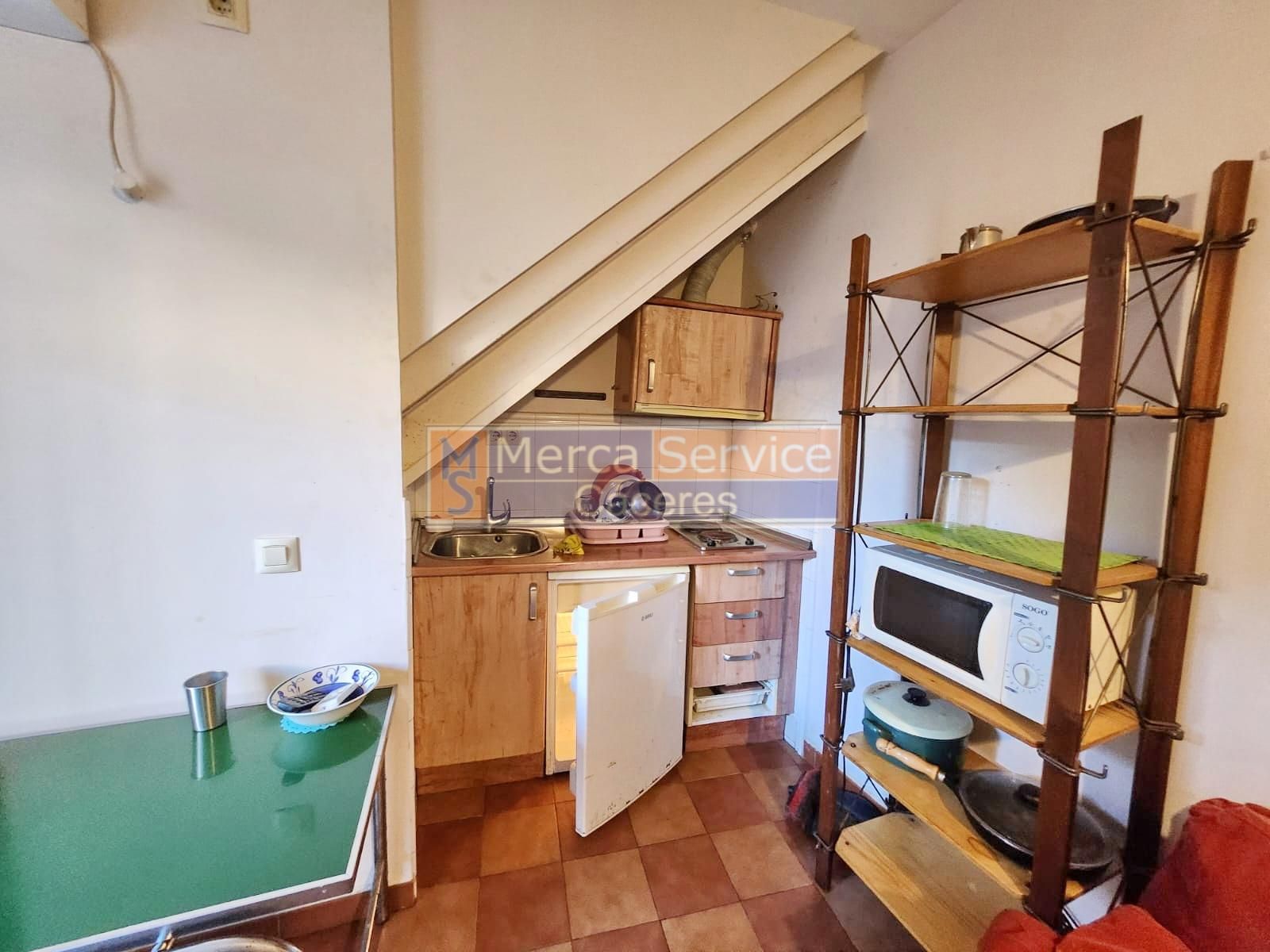 Kitchen of Apartment to rent in Cáceres Capital  with Air Conditioner and Furnished