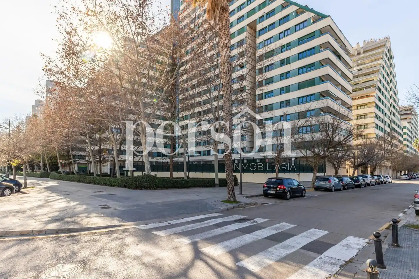 Exterior view of Flat for rent in Valencia  with Air Conditioner, Terrace and Furnished
