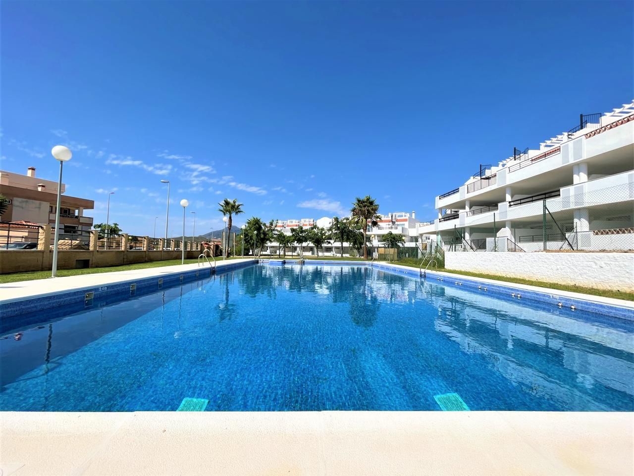 Swimming pool of Duplex for sale in Casares  with Air Conditioner, Heating and Terrace