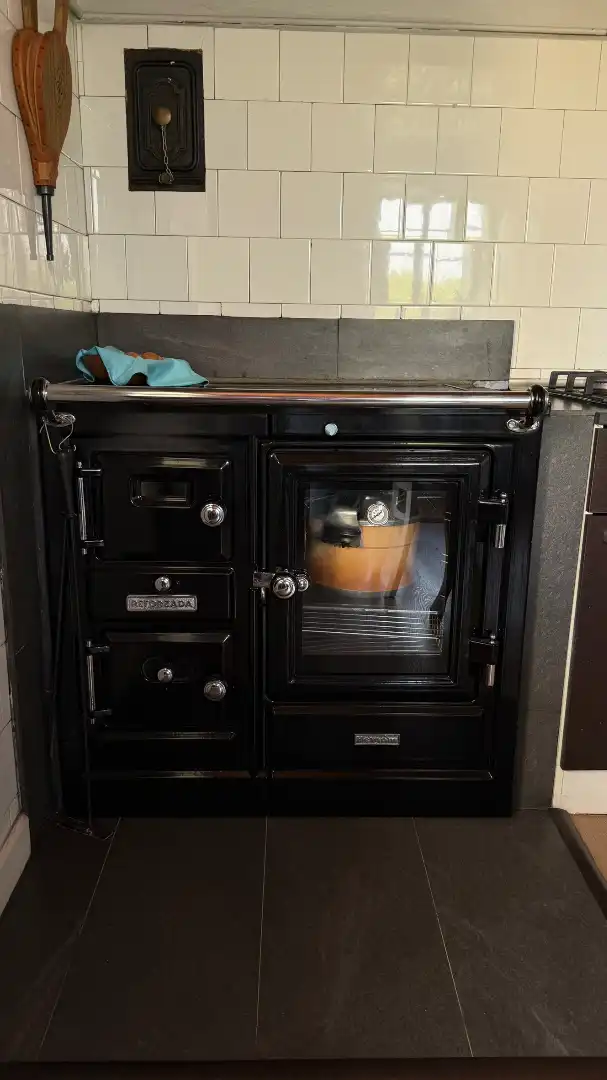 Cocina de Casa o chalet en venta en Cariño con Jardín privado, Amueblado y Horno