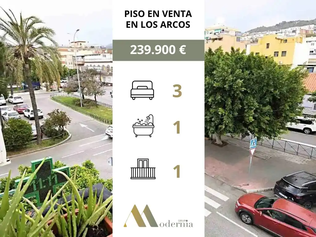 Exterior view of Flat for sale in Málaga Capital  with Furnished and Balcony